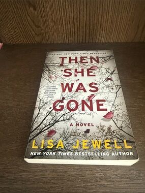 Then She Was Gone by Lisa Jewell - White & Red Paperback Novel